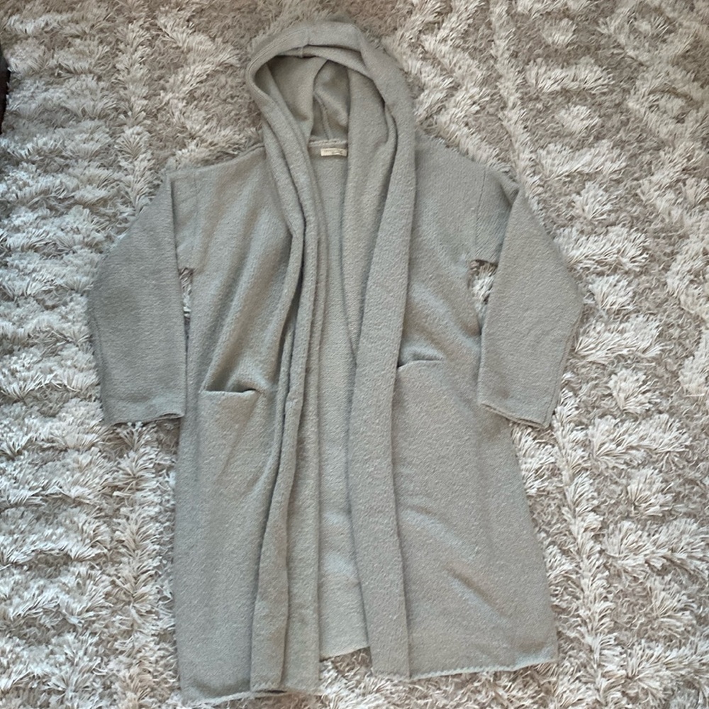 Vici - OS Long Hooded Open Cardigan